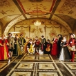 Los cortesanos de la corte de Rodolfo II. Actores, bailarines y musicos que les transpasarán a su época y les acompaňarán durante toda la noche o el almuerzo
