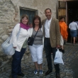 Yo y mi pareja Elkin con mis clientes canarios en Kutná Hora inscrita por La República Checa en la UNESCO desde el 1995, agosto de 2010