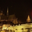 El Corazn luminoso de Wenceslao Havel instalado por su deseo en la Baslica de San Jorge en el Castillo de Praga en el ao 2002, a mis 16 aos cuando por fin volv a estudiar a Praga, tambin el castellano, a mi secundaria del turismo.